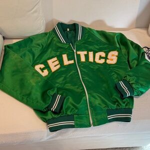 Celtics Green Varsity Bomber Jacket